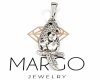 gold pendant 18k shiny xuping