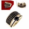 ring 19,00mm gold stainless steel