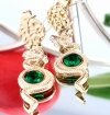 gold earrings made of stainless steel