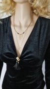 GOLD CHAIN NECKLACE celebrity STAINLESS STEEL