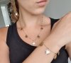 BRACELET GOLD CELEBRITY STAINLESS STEEL