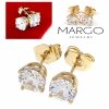 gold plated earrings with exclusive cubic zirconia