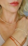 GOLD CHAIN NECKLACE celebrity STAINLESS STEEL
