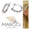 gold plated earrings with exclusive cubic zirconia