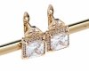 exclusive swarovski gold-plated earrings