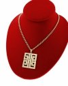 GOLD CHAIN NECKLACE celebrity STAINLESS STEEL