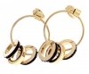 EARRINGS SILVER STAINLESS STEEL CELEBRITY