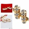 exclusive swarovski gold-plated earrings