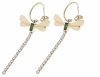 gold earrings made of stainless steel