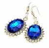 gold plated earrings with exclusive cubic zirconia