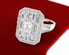 gold ring 18,60mm. gold-plated engagement xuping