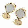 gold earrings made of stainless steel