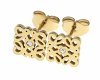 gold earrings made of stainless steel