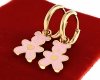 gold earrings made of stainless steel