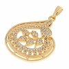 18k gold plated set pendant earrings xuping