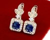 exclusive swarovski gold-plated earrings