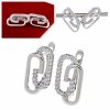 gold plated earrings with exclusive cubic zirconia