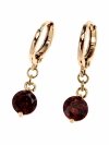 exclusive swarovski gold-plated earrings