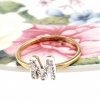 ring 19,30mm gold stainless steel