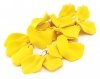 Golden earrings silk flowers