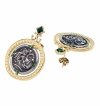 gold earrings made of stainless steel