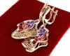 exclusive swarovski gold-plated earrings