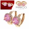 exclusive swarovski gold-plated earrings