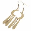 gold earrings made of stainless steel