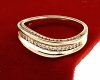 gold ring 18,60mm. gold-plated engagement xuping
