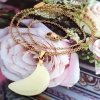 GOLD CHAIN NECKLACE celebrity STAINLESS STEEL