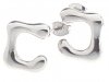 gold earrings made of stainless steel