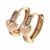 exclusive swarovski gold-plated earrings