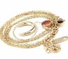 GOLD CHAIN NECKLACE celebrity STAINLESS STEEL