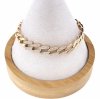 gold bracelet for a gold-plated leg