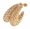 exclusive swarovski gold-plated earrings