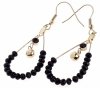 gold earrings made of stainless steel