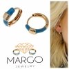 gold plated earrings with exclusive cubic zirconia