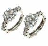 gold plated earrings with exclusive cubic zirconia
