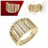 gold ring 18,60mm. gold-plated engagement xuping