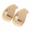 gold plated earrings with exclusive cubic zirconia