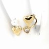 ring 18,30mm gold stainless steel