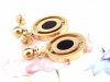 gold earrings made of stainless steel