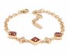 gold bracelet for a gold-plated leg