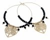 gold earrings made of stainless steel