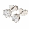 gold plated earrings with exclusive cubic zirconia