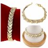gold bracelet for a gold-plated leg