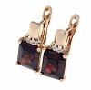 exclusive swarovski gold-plated earrings