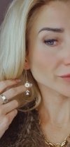 gold earrings made of stainless steel
