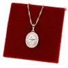 gold pendant 18k shiny xuping