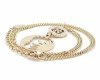GOLD CHAIN NECKLACE celebrity STAINLESS STEEL